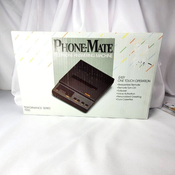Phone-Mate Other - VTG 1986 Phone-Mate Telephone Answering Machine Performance Series 7000 NIB